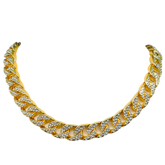 Iced out Revolver Pendant with Chain Hip Hop Luxe Set